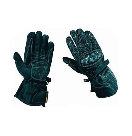 Unisex waterproof leather motorcycle gloves