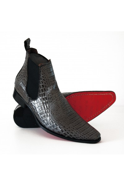 mens crocodile ankle boots