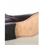 Brown leather dressage boot