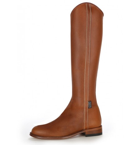 Natural leather spanish dressage boot