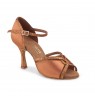 Professional latin dance shoes in copper
