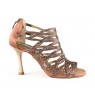 Copper glitter dance shoes