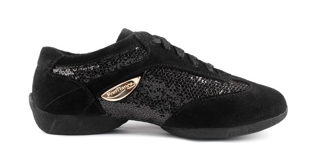 glitter dance sneakers