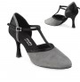  Leather T strap ballroom dance shoe
