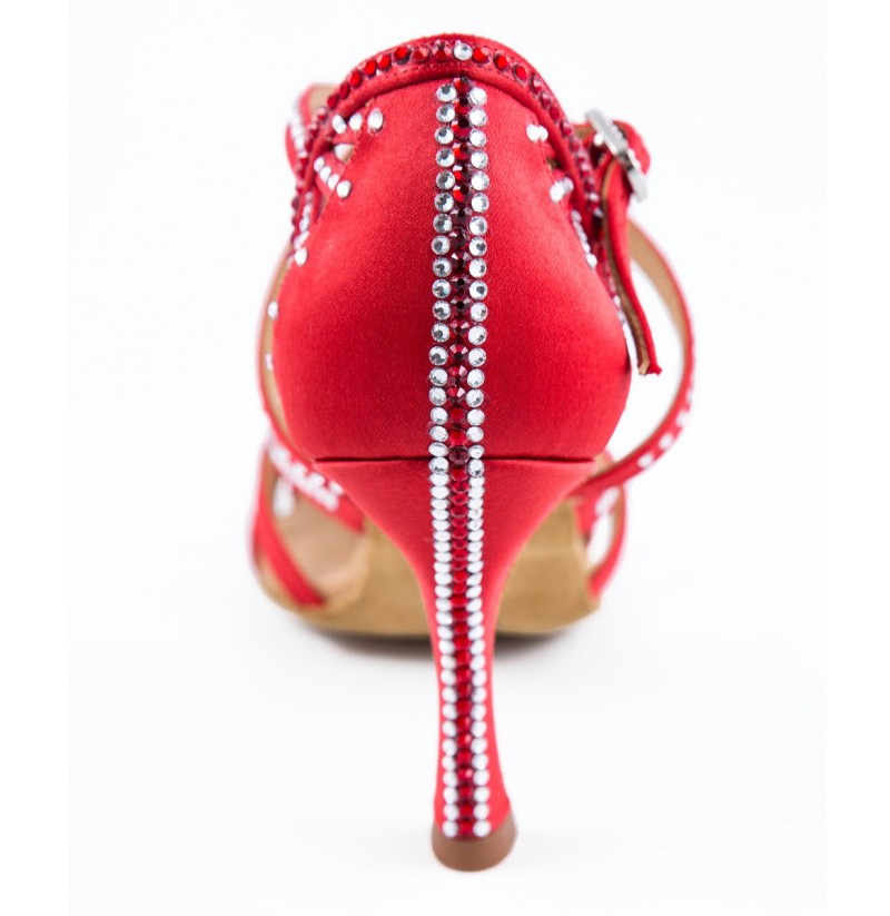 red salsa shoes