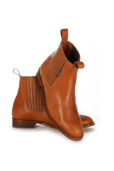 camel leather boots