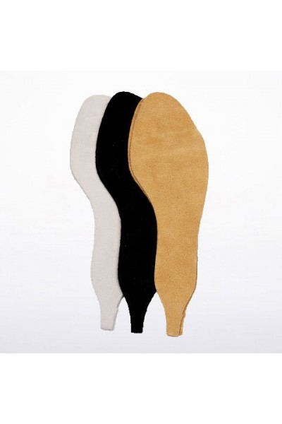 Suede leather outsoles for dancing shoes