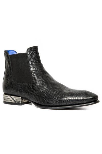 mens black pointed chelsea boots