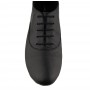 Elegant black & white men's leather dancing shoes 