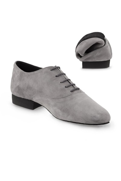 Elegant black & white men's leather dancing shoes Elegant black & white men's leather dancing shoes