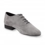 Elegant black & white men's leather dancing shoes 