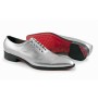 Maroon patent leather shoes for men 