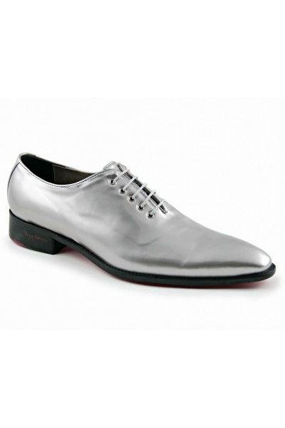 Maroon patent leather shoes for men 