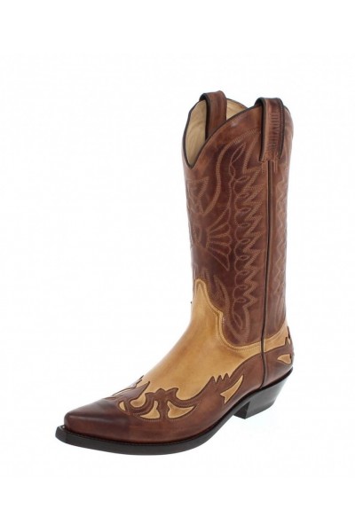 beige western boots
