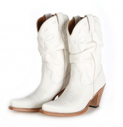 Bottes équitation cuir camel à brides