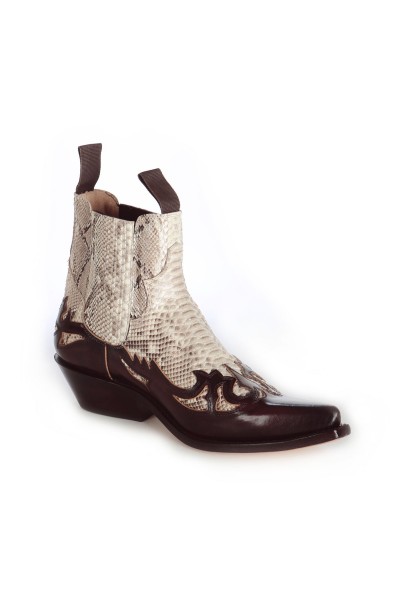 maroon snakeskin boots