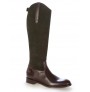 Two-tone leather equestrian boot