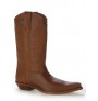 Mexican camel leather cowboy boots
