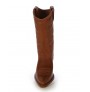 Mexican camel leather cowboy boots