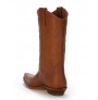 Mexican camel leather cowboy boots