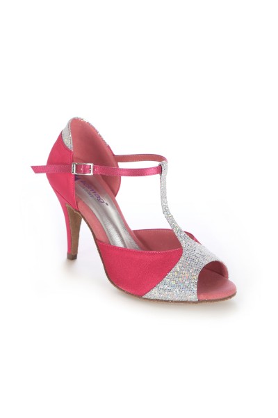 Elegant Pink and silver comfort heels Elegant Pink and silver comfort heels