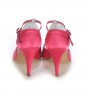 Elegant Pink and silver comfort heels