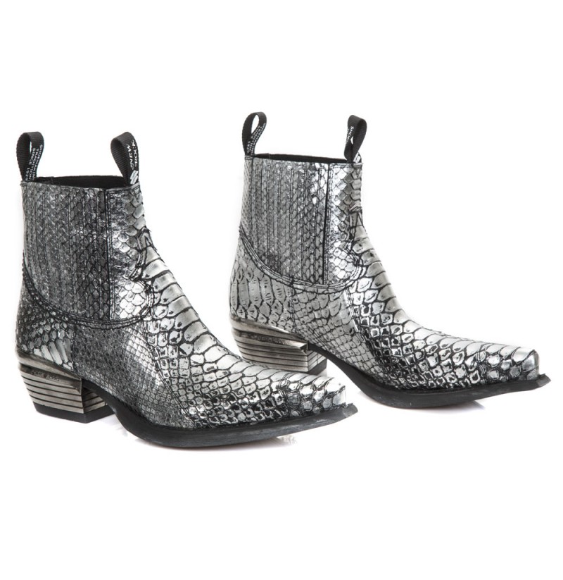 Mens snakeskin ankle boots on sale