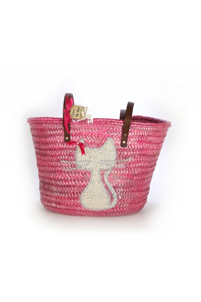 Sea-green beach basket