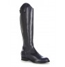 Navy blue leather riding boots style