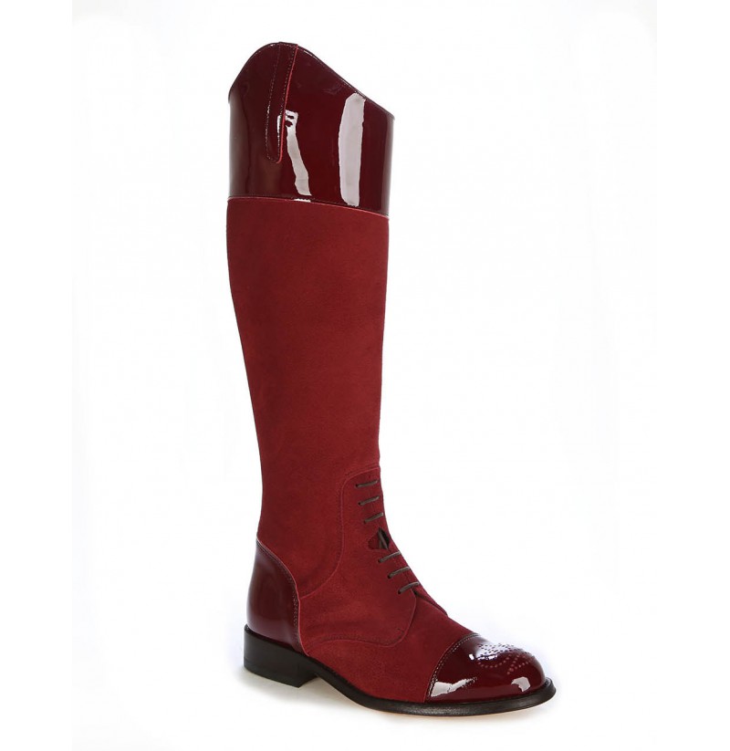 burgundy boot polish