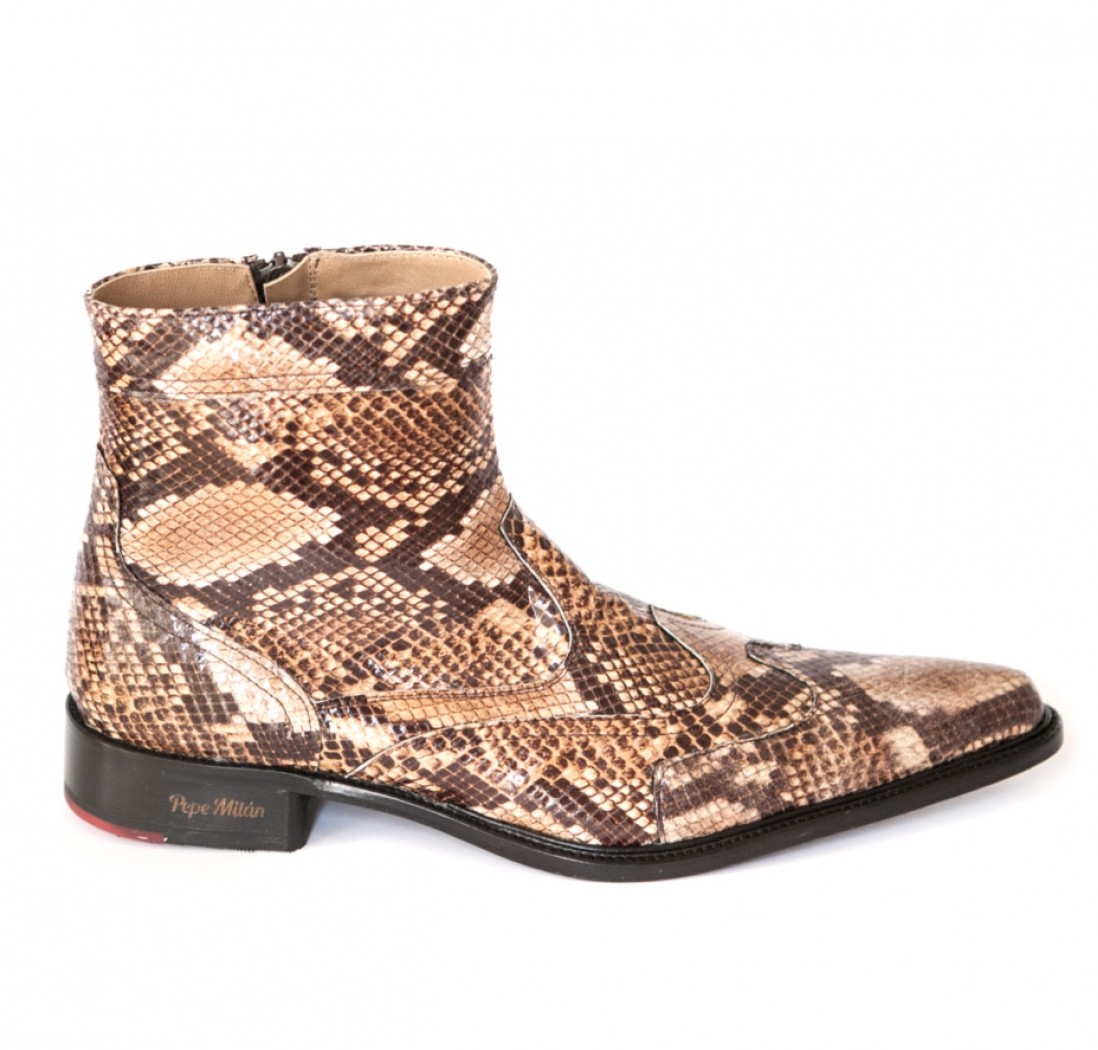 mens heeled ankle boots