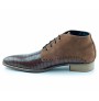 Trendy men's leather chukka ankle boots