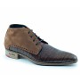 Trendy men's leather chukka ankle boots