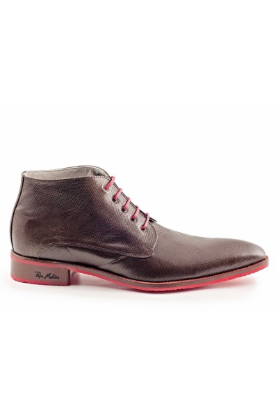 Chukka man brown leather trendy ankle boots