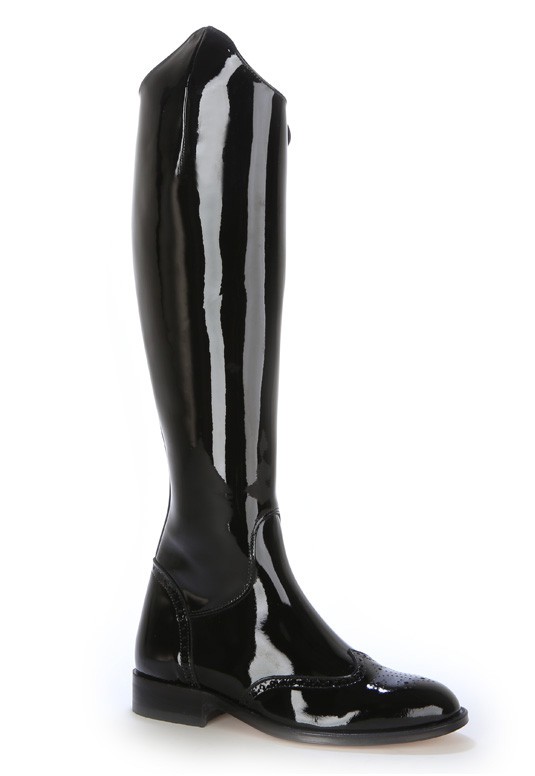 black riding style boots uk