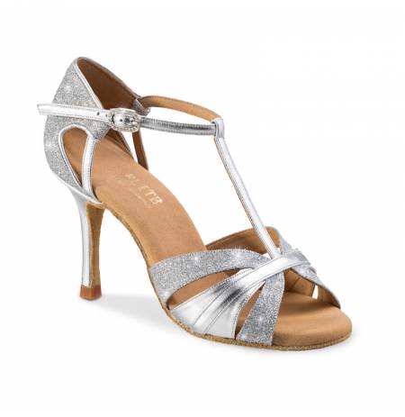 Silver swirly dancing shoes