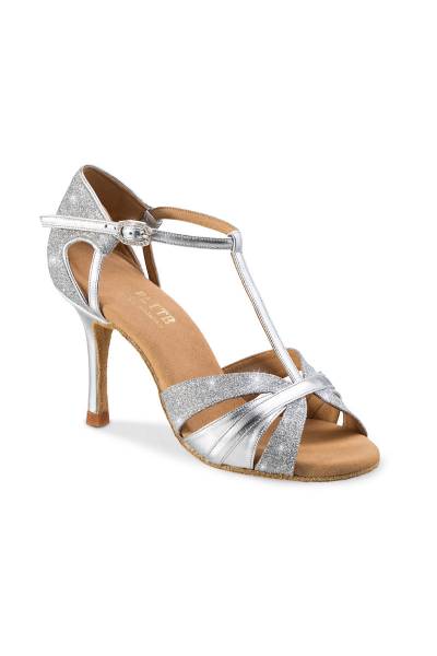 Silver salomé dancing shoes
