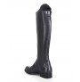 Navy blue leather riding boots style