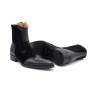 Trendy Pointed toe leather ankle boots for men