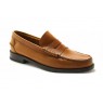 Mocassins cuir camel