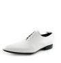 White patent leather shoes for men 