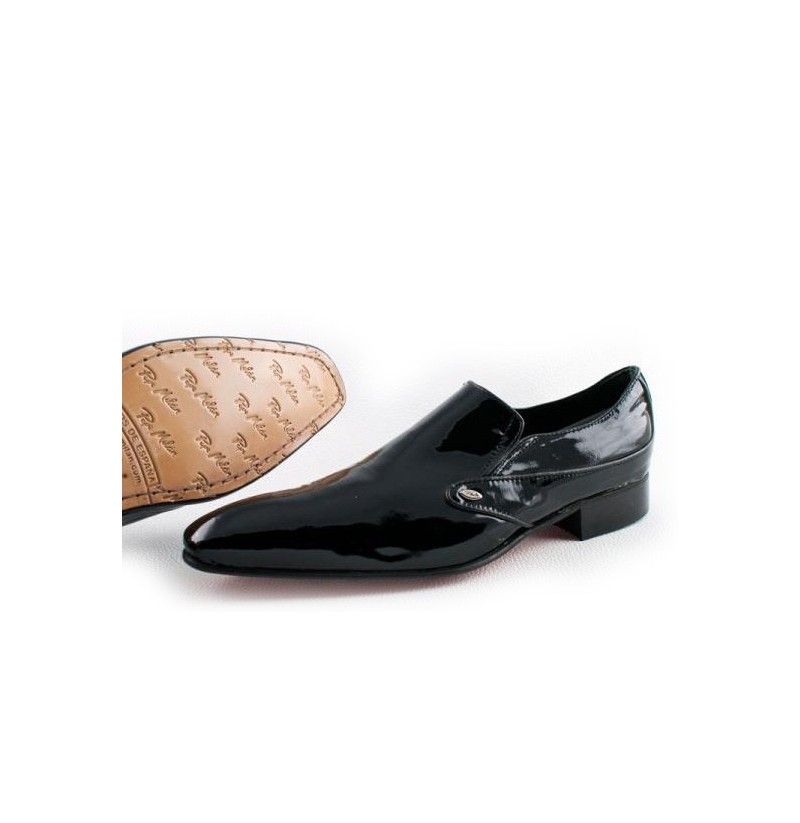 mens black shoes without laces