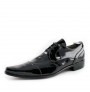 Black patent leather wedding shoes 
