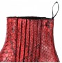 Ladies red snakeskin cowboy boots