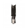 Ladies leather rock cowboy boots with fringes