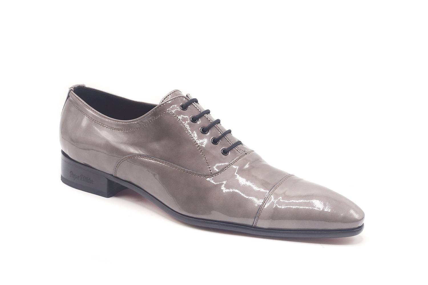 Taupe leather shoes sale