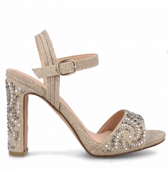 Diamond platform heels for weddings