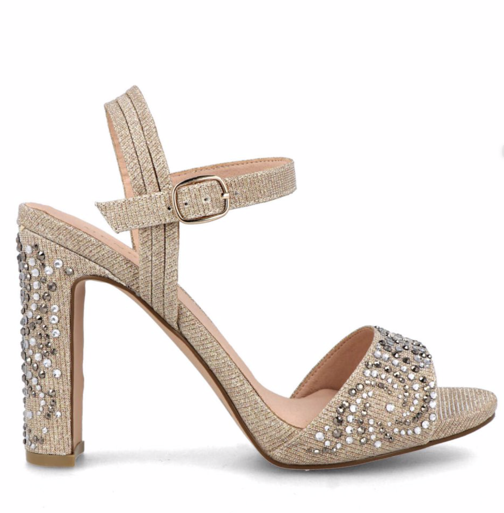 Elegant silver crystal platform bridal heels COMFORTABLE PARTY SHOES WITH  RHINESTONES OPEN TOE STYLE