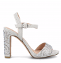 Diamond platform heels for weddings