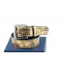 Copper coco leather Belt